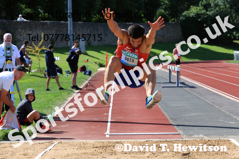 Decathlon long jump, 2025 EAP International Combined Events, Hexham, Northumberland.  Photo: David T. Hewitson/Sports for All Pics